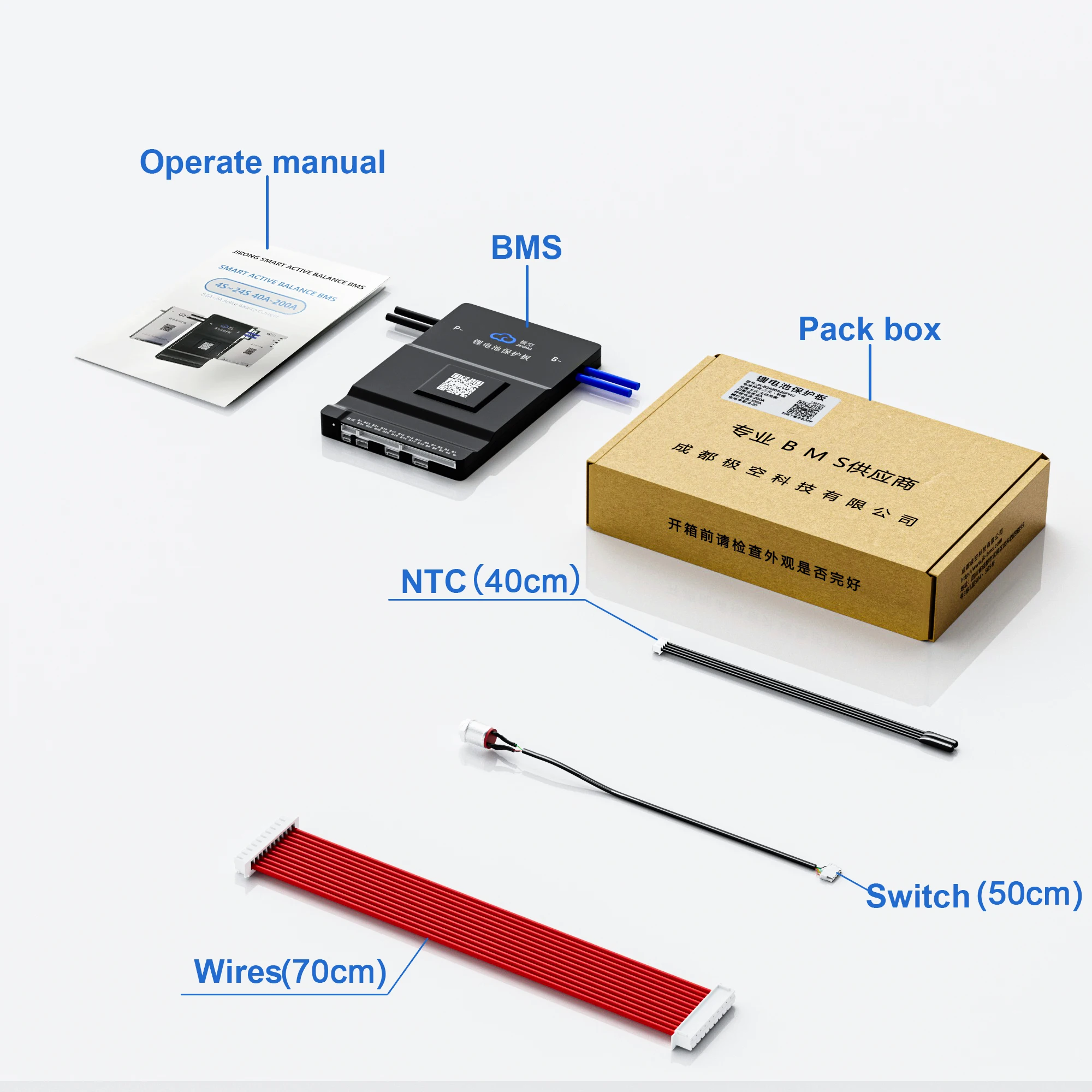 JIKONG Bms JK Smart Bms 4S 8S 12S 13S 14S 16S 17S 20S 24S Active Balance Bms 40A 60A 80A 100A 150A 200A 300A Lifepo4 Li-Ion Lto - Image 5