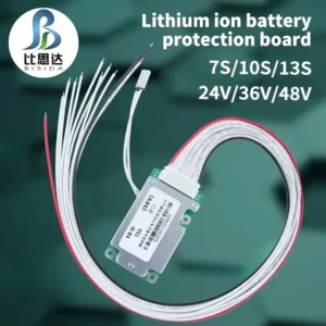 Bisida BMS 24V/36V/48V/7S/10S/13S Split Ports Rechargeable 18650 Lithium Battery Protection Board For E-bike/E-Scooter