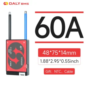 15-60A With NTC DALYBMS Li-ion LiFePO4 For E-bike Hardware BMS
