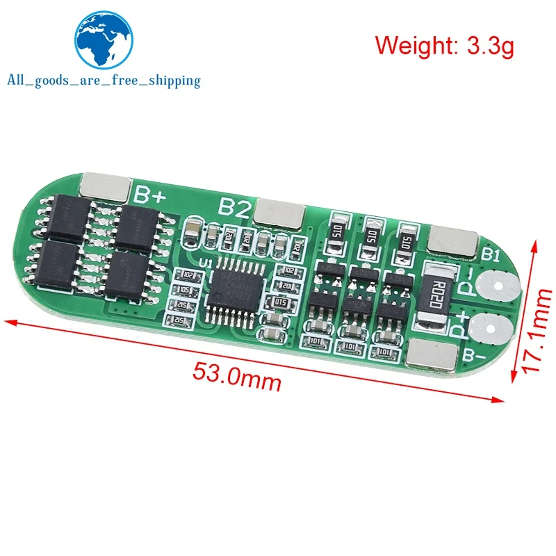 1/5pcs 3S 10A 12V Lithium Battery Charger Protection Board For 18650 Li-ion Battery Cell Charging BMS 11.1V 12.6V With Balanced - Image 4
