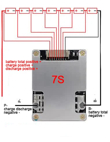 6S 7S Li-ion 8S Lifepo4 24V 10S 36V Lithium Battery Protection Board 25.2V 29.4V 30A 50A 60A Balance BMS Motor Energy Storage - Image 3