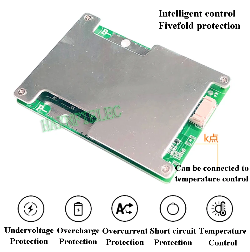4S 12V 800A Max BMS LiFePo4 Lithium Iron Phosphate Battery Protection Board Balanced Charging For Car Motorcycle Electric Drill - Image 4