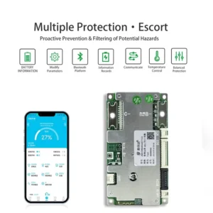 JBD SMART BMS 7S 8S 10S 12S 13S 14S 16S 18S 22S 24S Built-in BT UART 20A 30A 40A 50A 60A 80A LFP NMC Battery BMS 24V 36V 48V 60V