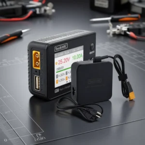 ToolkitRC M7 Balance Charger/Discharger ToolkitRC M7 200W DC Balance Charger/Discharger ADP100 100W Adapter (EU/US) For 1-6S Lipo LiHV LiFe Lion RC Battery