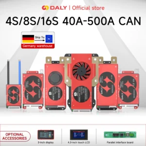 BMS Daly lifepo4 Daly BMS 4S lifepo4 12V 8S 24V BMS 16S 48V lifepo4 40A 60A 100A 150A 200A 250A 300A 400A 500A RS485 CAN for Victron Deye Pylon