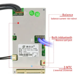 JBD 6S 8S 10S 13S 14S 16S 18S LiFepo4 BMS 24V 36V 48V Smart BMS 20A 30A 40A 50A 60A 80A 100A 120A Balance Lithium 18650 Battery