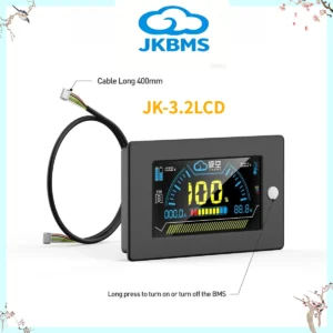 JK BMS Smart BMS LCD Display 3.2 Inch Lithium Battery Smart BMS Accessories Intelligent Battery Level Indicator LiFePO4 Smart TC
