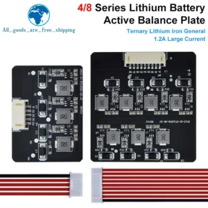TZT BMS 2S-8S 1.2A Balance Board Lifepo4 LTO Lithium Battery Active Equalizer Balancer Energy Transfer Board BMS 3S 4S 5S 6S 8S