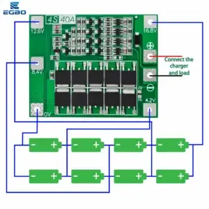 1~20PC EGBO 3S 4S 40A 60A Li-ion Lithium Battery Charging Protection Board 18650 BMS For Drill Motor 12.6/16.8V Enhance/balanced
