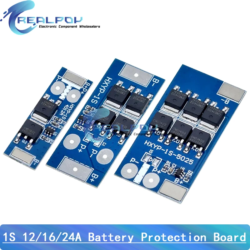 1S 3.7V 3A 4A 7.5A 10A 12A 16A 24A 3MOS 4MOS 6MOS li-ion BMS PCM battery protection board pcm for 18650 lithium ion li battery - Image 6
