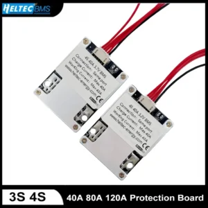 40A 80A 120A 3S Li-ion 4S Lifepo4 Lithium Battery Protection Board 12V 18650 3.7V 3.2V with Balance BMS