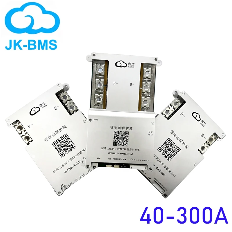 JIKONG Jk Bms 4S 8S 12S 14S 16S 17S 20S 24S Active Balance 1A 2A Smart Bms 100A 150A 200A 300A Lifepo4 Li-Ion Lto Battery RS485