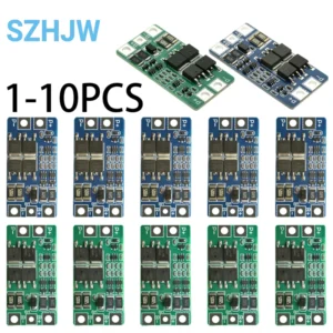 2S 3.2V 3.7V 10A LiFePO4 Battery Protection Board, 6.4V 7.3V BMS with Balancing for 32650 18650 3.2V Battery Pack