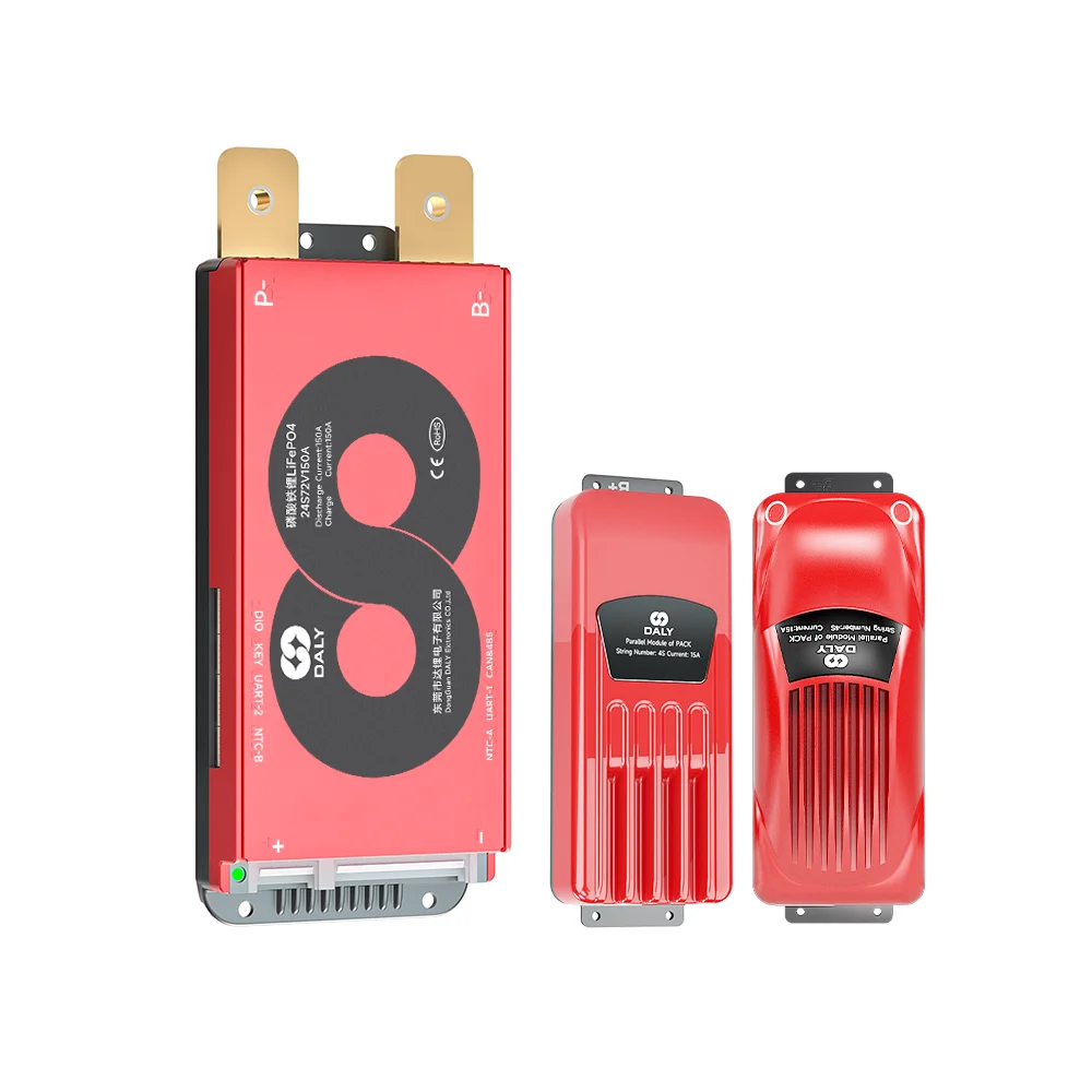 DALY Smart BMS 15A Parallel Lifepo4 4S 12V 100A 8S 24V 16S 48V 30A~500A LI-ION 7S 10S 13S 14S 15S 16S 150A 200A 250A DALYBMS