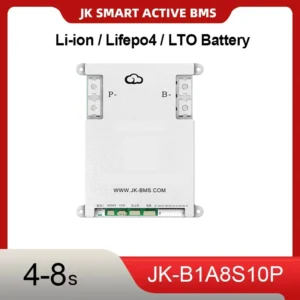 JK SMART ACTIVE BMS B1A8S10P 4S 5S 6S 7S 8S Smart Bms 100A Lifepo4 Li-Ion LTO Battery Active Balance 1A BT CANBUS Heat RS485