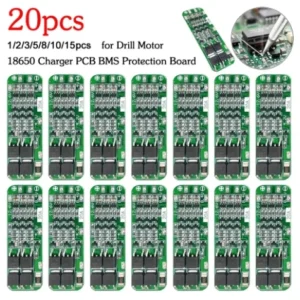 1-20pcs 3S 20A Li-ion Lithium Battery 18650 Charger PCB BMS Protection Board 12.6V 59x20x3.4mm Li-ion Battery for Drill Motor