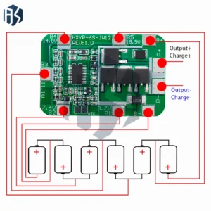 6S 12A/25A 24V 25.2V PCB BMS Protection Board For 6 Pack 18650 Li-ion Lithium Battery Cell Module New Arrival Balanced