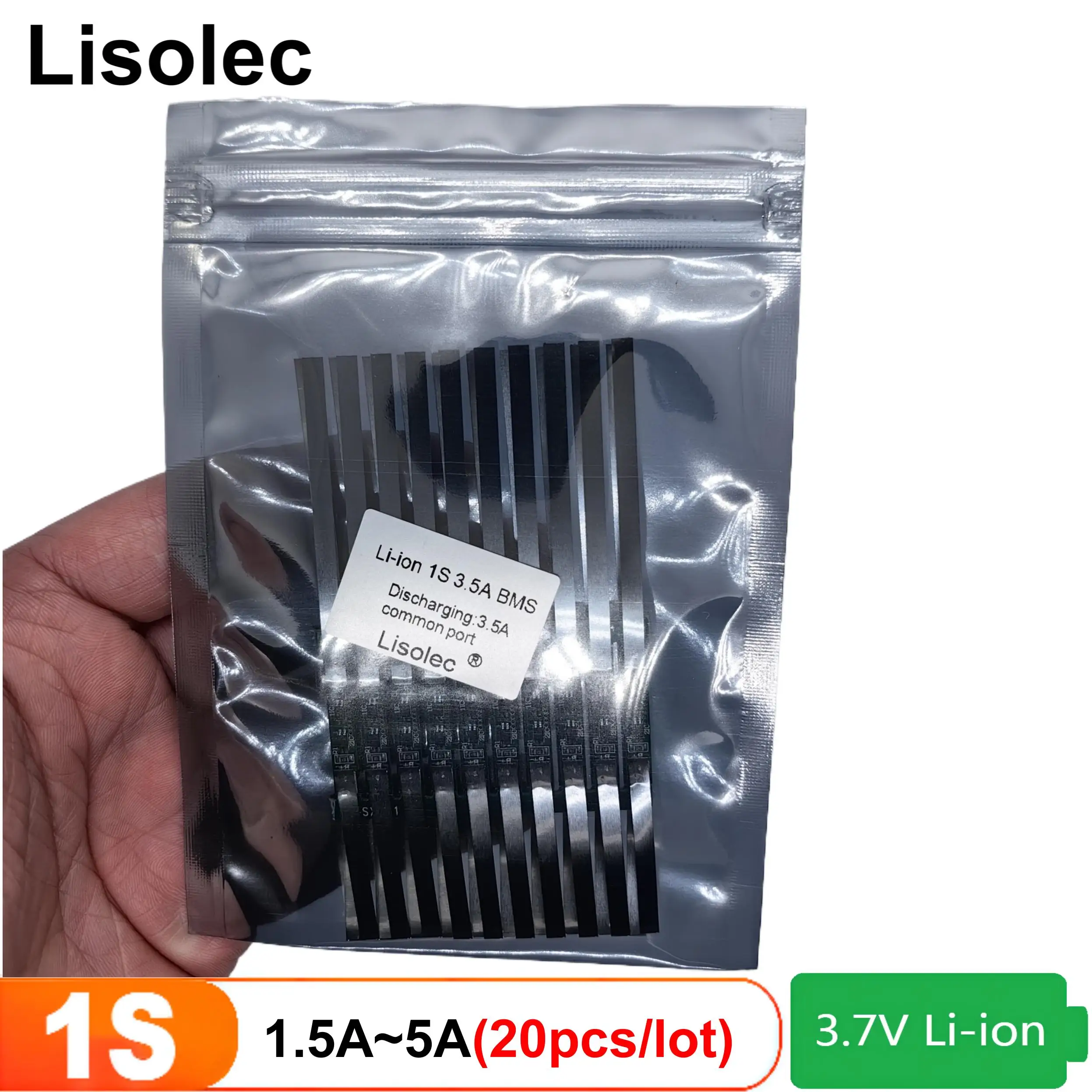 1S BMS 18650 21700 14500 1.5A 2A 3A 3.5A 5A Charge Discharge Protection Board 3.7V Li-ion Lipo Lithium Battery 4.2V Charge Plate - Image 2