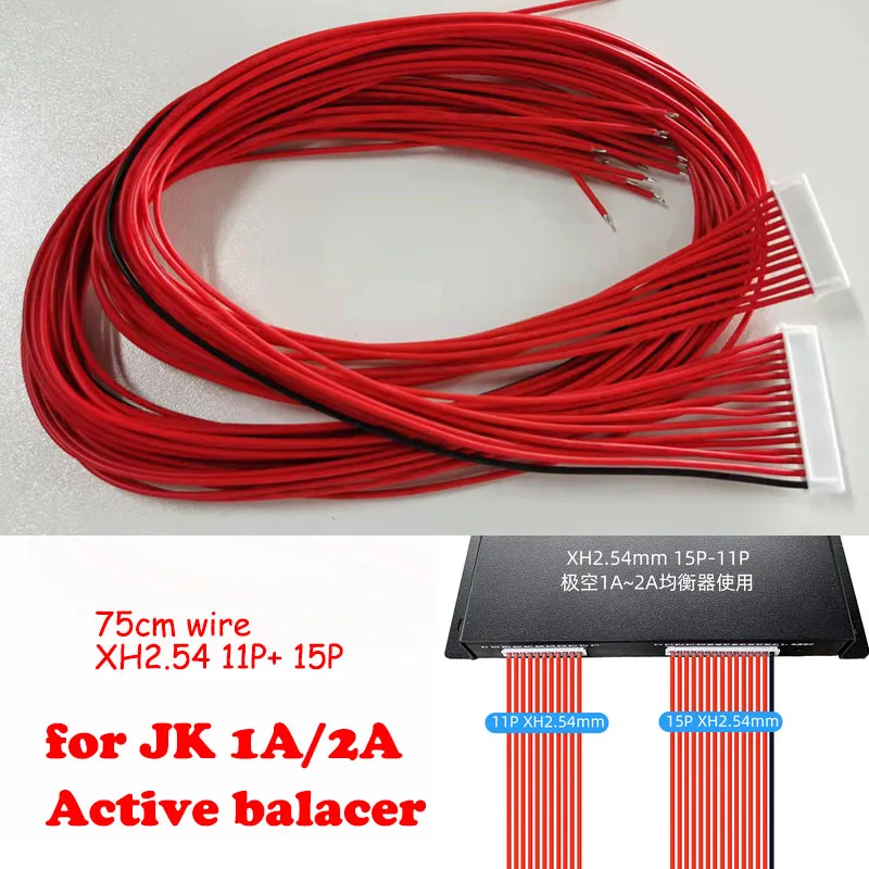 Accessories for JK Jikong Active Balancer BMS Cable Wire Connector Adapter RS485 Module 4.3 2.5 LCD Display Switch Button On - Image 2