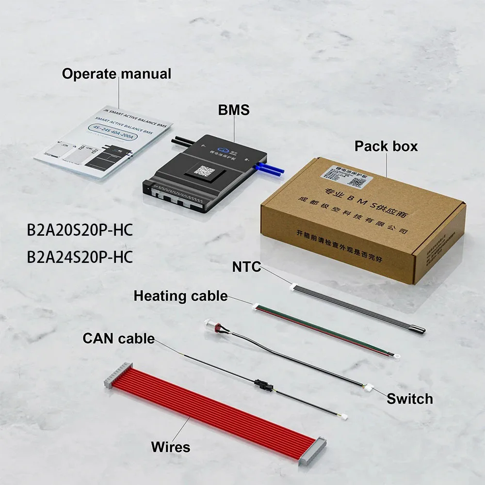 JIKONG Smart BMS Active Balance JKBMS 4S 8S 16S 24S 60A 80A 100A 200A Current 1A 2A with BT RS485 for Li-Ion Lto LiFePo4 Battery - Image 6