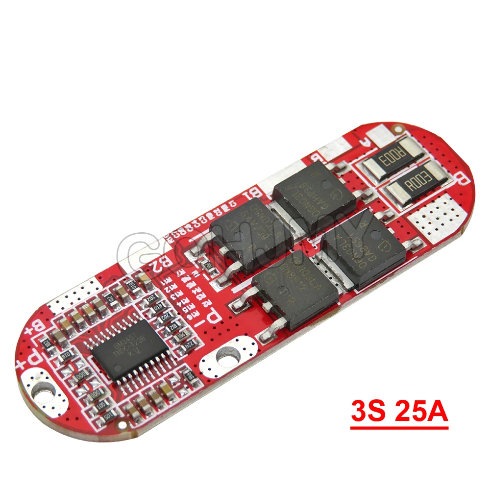 3S 6A 8A 10A 20A 25A 30A 40A 60A Li ion Lithium Battery 18650 Charger PCB BMS Protection Board For Drill Motor Lipo Cell Module - Image 6