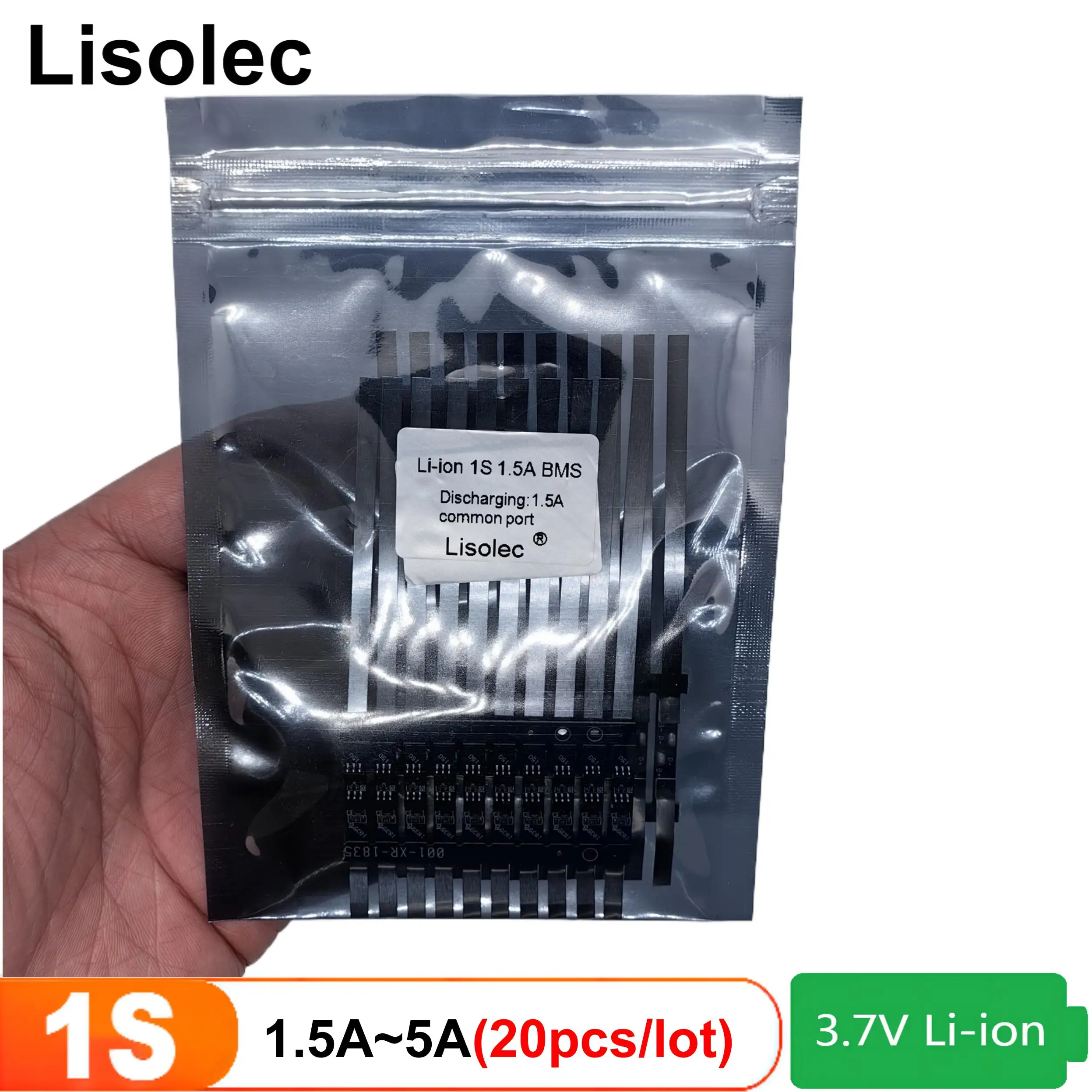 1S BMS 18650 21700 14500 1.5A 2A 3A 3.5A 5A Charge Discharge Protection Board 3.7V Li-ion Lipo Lithium Battery 4.2V Charge Plate - Image 4