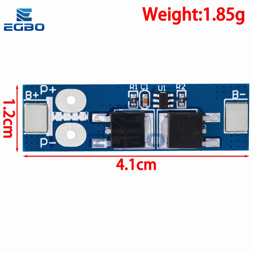 1~10PCS EGBO 1S 3.2V 3.7V 12A Lifepo4 Battery BMS Charging Board Short Circuit Protection PCM Self Recovery For Electric Moto - Image 2