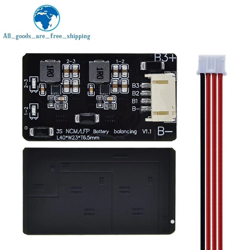 TZT BMS 3S 4S Active Balancer Board 1.2A Lifepo4 Lipo Li-ion Lithium Battery Energy Transfer Equalizer Module Inductive Version - Image 5