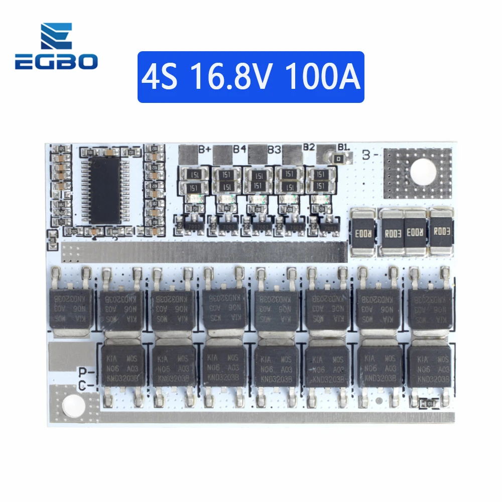 3S/4S/5S Bms 12.6V 16.8V 21V 3.7V 100A Li-ion Lmo Ternary Lithium Battery Protection Circuit Board Li-polymer Balance Charging - Image 4