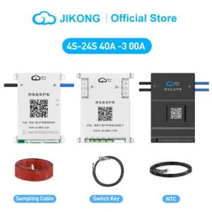 JIKONG Lifepo4 Li-Ion Lto Battery 100A 200A 300A Active Balancer Smart BMS 4S 5S 6S 7S 8S 12V 24V Active Balance Current1A 2A