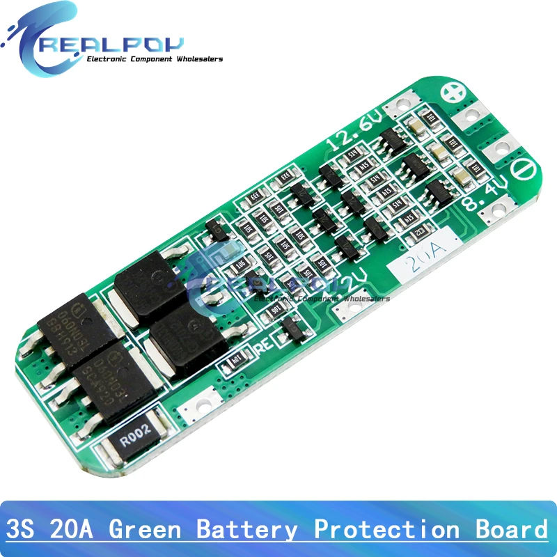 1S 2S 3S 4S 5S 6S 3A 15A 20A 30A Li-ion Lithium Battery 18650 Charger PCB BMS Protection Board For Drill Motor Lipo Cell Module - Image 5