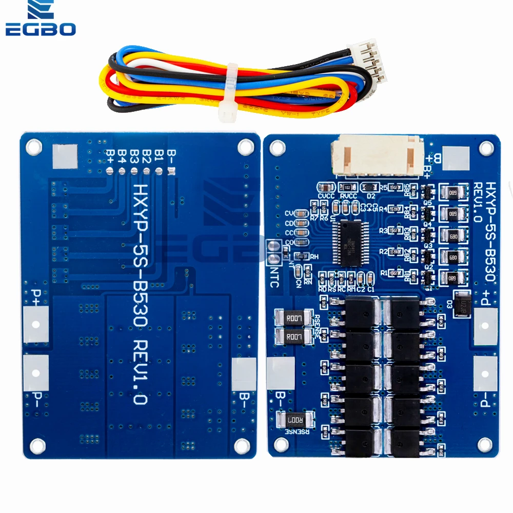 1~5PCS 5S 18V 21V 30A 45A BMS Lithium Battery Charging Protection Board NTC ,Balancing Function, and Temperature Protection - Image 3