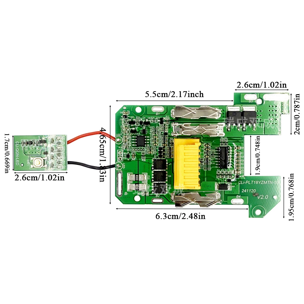 BL1830 BL1815 Lithium Battery Charging Protection Circuit Board PCBA BMS for Makita 18V Battery Chip BL1860 Control Motherboard - Image 5