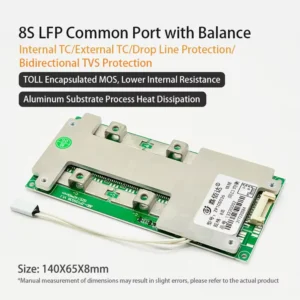 JBD BMS 4S 12V 50A 100A 120A LiFePo4 8S 24V 100A 150A Lithium LFP Power Battery Balance Protection