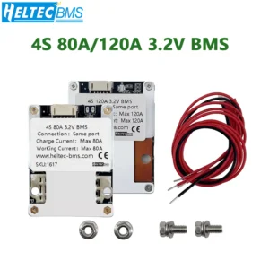 Heltec BMS 12V Lifepo4 BMS 4S 3.2V 40A/60A/80A/120A BMS LFP Battery Active Balance Intelligent Protection Balance Board