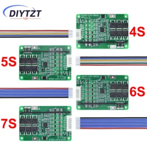4S/5S/6S/7S BMS 16.8V 21V 20A 18650 Li-ion Lmo Ternary Lithium Battery Charger Balance Protection Board With NTC Resistance
