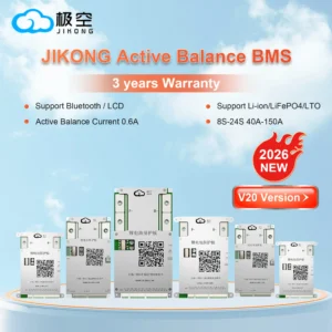BMS JIKONG V20 JK BMS Active Balance BMS 8S-24S 24V 48V 60V 72V 40A 60A 80A 100A 120A 150ASmart BMS for Li-ion Lifepo4 Lto Battery