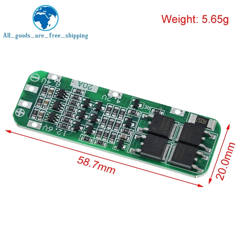 1/3pcs BMS 3S 20A Li-ion Lithium Battery 18650 Charger PCB BMS Protection Board For Drill Motor 12.6V Lipo Cell Module - Image 5