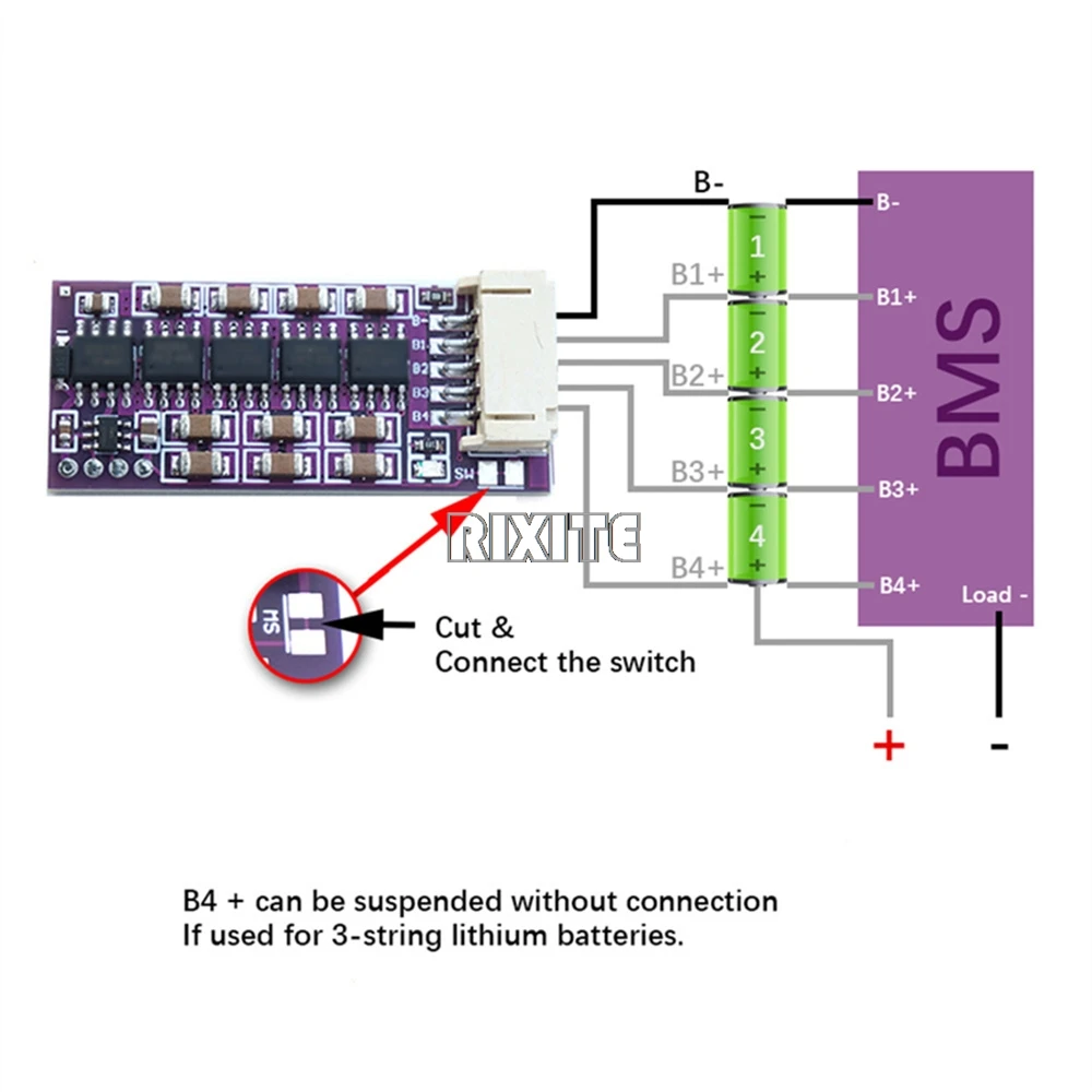 3S 4S 5S BMS 1.5A Li-ion Lifepo4 Lithium Battery Active Equalizer Balancer Board Active Balance Module Energy Transfer - Image 6