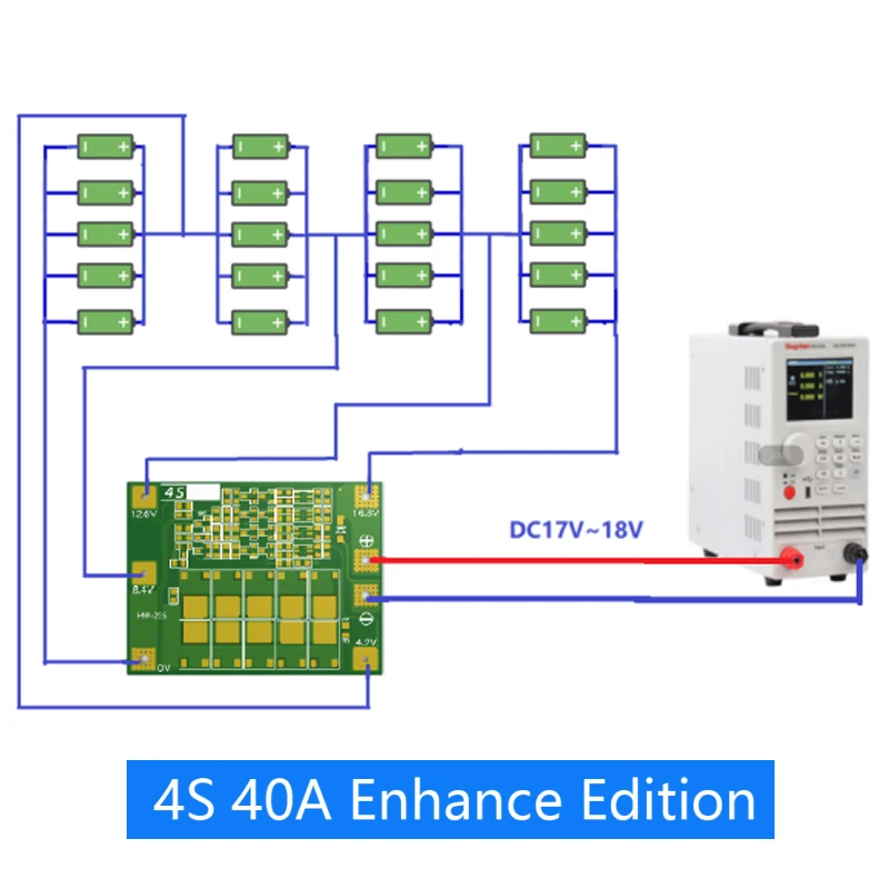 2S 3S 4S Li-ion Lithium Battery 18650 Charger Protection Board BMS 20A 25A 40A 60A Enhance Balance with Balance For Drill Motor - Image 4