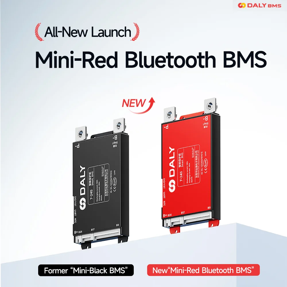 Daly Smart BMS 4S 7S 8S 13S 14S 16S 17S 20S 24S Built-in Bluetooth 3inch LCD 30A 40A 60A 80A 100A 150A 200A Lifepo4 Li-Ion LTO - Image 6