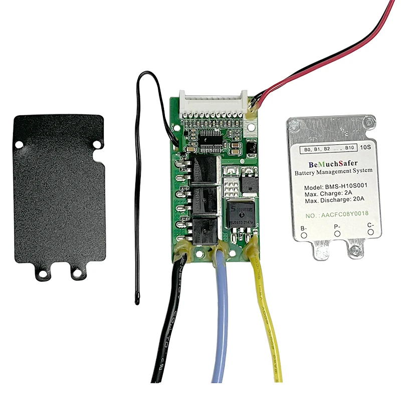 BeMuchSafer 10S 20A 36V Battery BMS 10S20A Separate Port PCM With On/Off Switch Temperature Sensor for DIY Battery PACK - Image 6