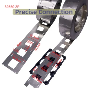 Nickel plated strip 32650 1m/2P nickel strip 32650 Bttery connecting piece nickel plated nickel strip 0.15mm thick 32.5/34.5mm for 32650 battery electrode