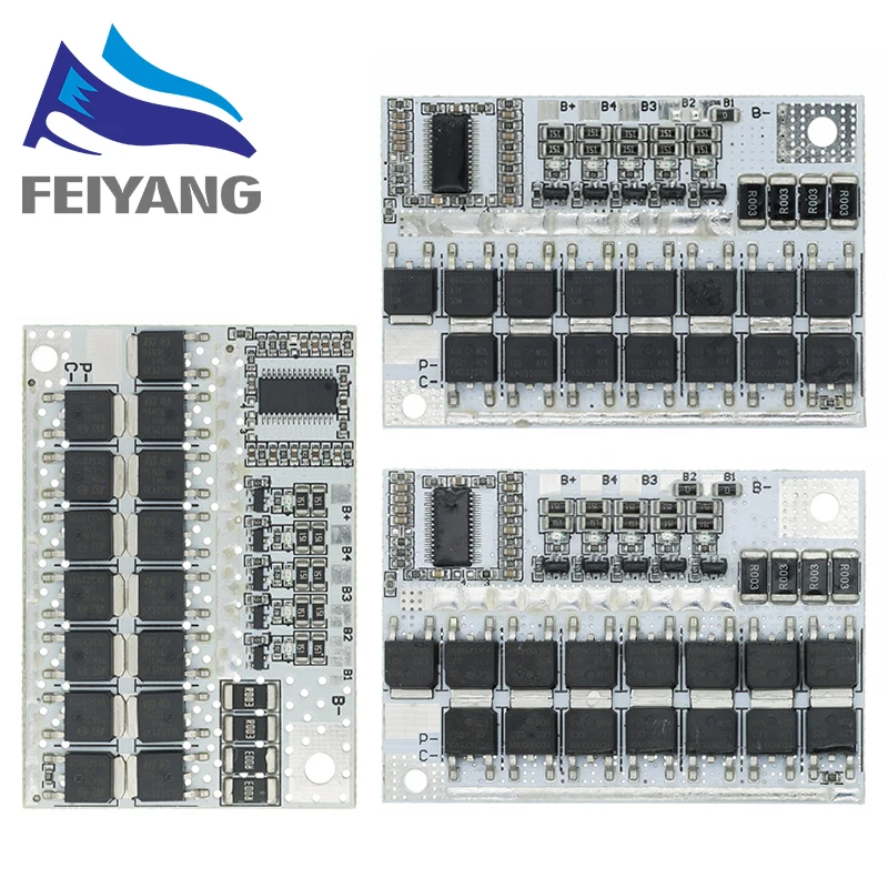 5S 4S 3S BMS 100A 21V 18V 16.8V 12V 18650 Li-ion LMO Ternary Lithium Battery Protection Circuit Board Balance Charging