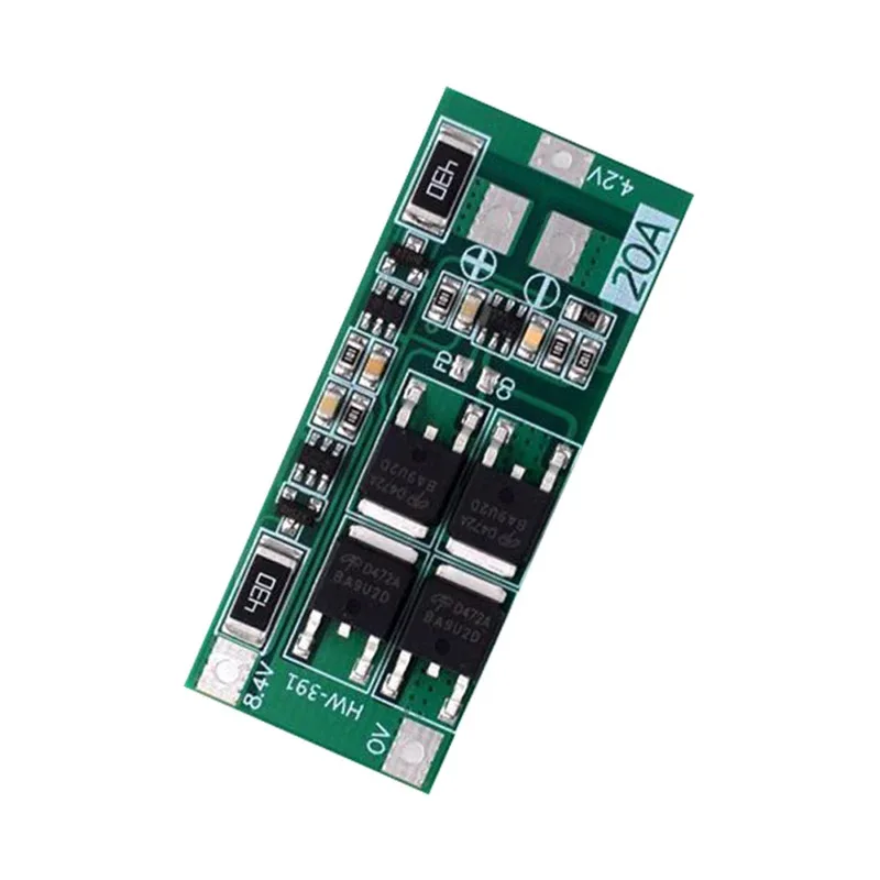 1-30PCS HW-391 2S 20A 7.4V 8.4V 18650 BMS Module 18650 Lithium Battery Charger Protection Board Standard/Balance Module for DIY - Image 3