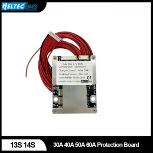 30A 40A 50A 60A 13S 14S 10-14S 36V 48V 52V Li-ion Lithium Battery Protection Board Balance BMS 3.7V