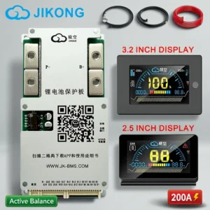 BMS JK 100A JK BMS Smart 60A 100A 150A 200A BMS 8S-24S 48V 72V Active Balance 0.6A JIKONG BMS BMS Lifepo4 Li-Ion Lto Battery BMS V20 Version